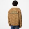 Embroidered Shearling Workwear Blouson