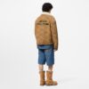 Embroidered Shearling Workwear Blouson