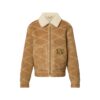 Embroidered Shearling Workwear Blouson