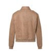 Epi Embossed Leather Flight Jacket