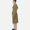 Fine Wool Trench Coat Algae