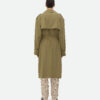 Fine Wool Trench Coat Algae