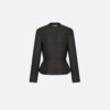 Fitted Jacket Black Smooth Lambskin