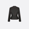 Fitted Jacket Black Smooth Lambskin