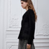 Fitted Jacket Black Suede Calfskin