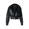 Fluid Leather Jacket