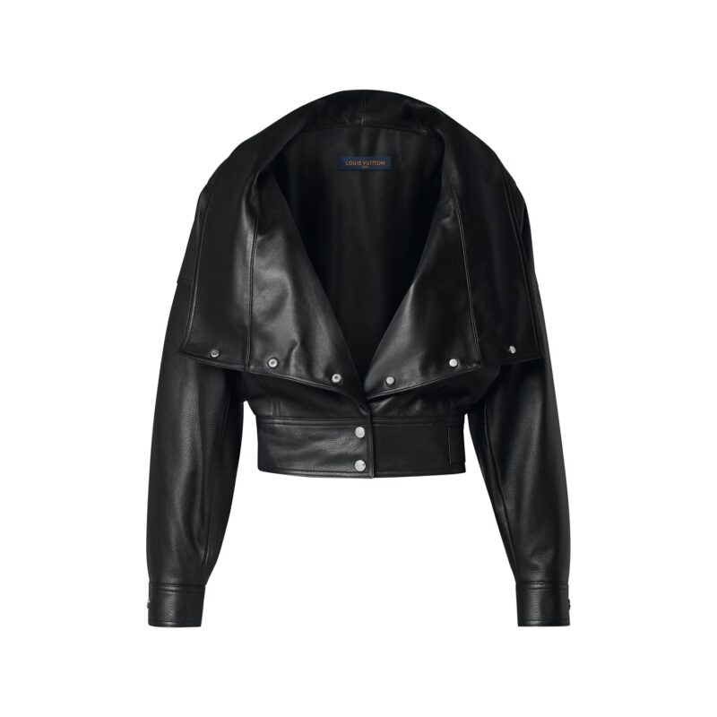 Fluid Leather Jacket