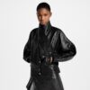 Fluid Leather Jacket