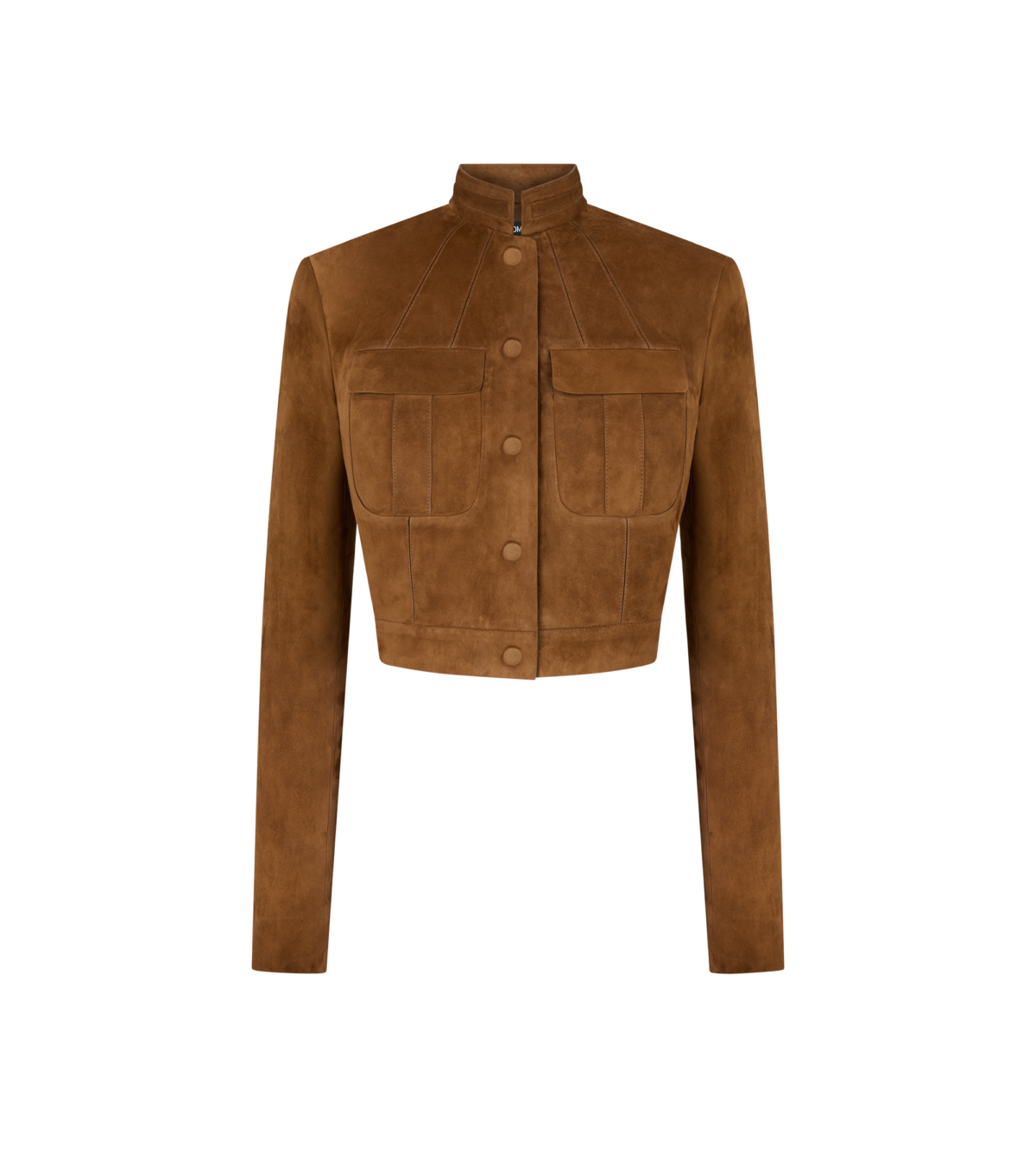 Full Grain Lamb Suede Officer Jacket