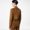 Full Grain Lamb Suede Officer Jacket