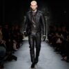 Grain Leather Zip Biker
