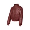 Grained Leather Jacket