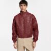 Grained Leather Jacket