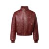 Grained Leather Jacket