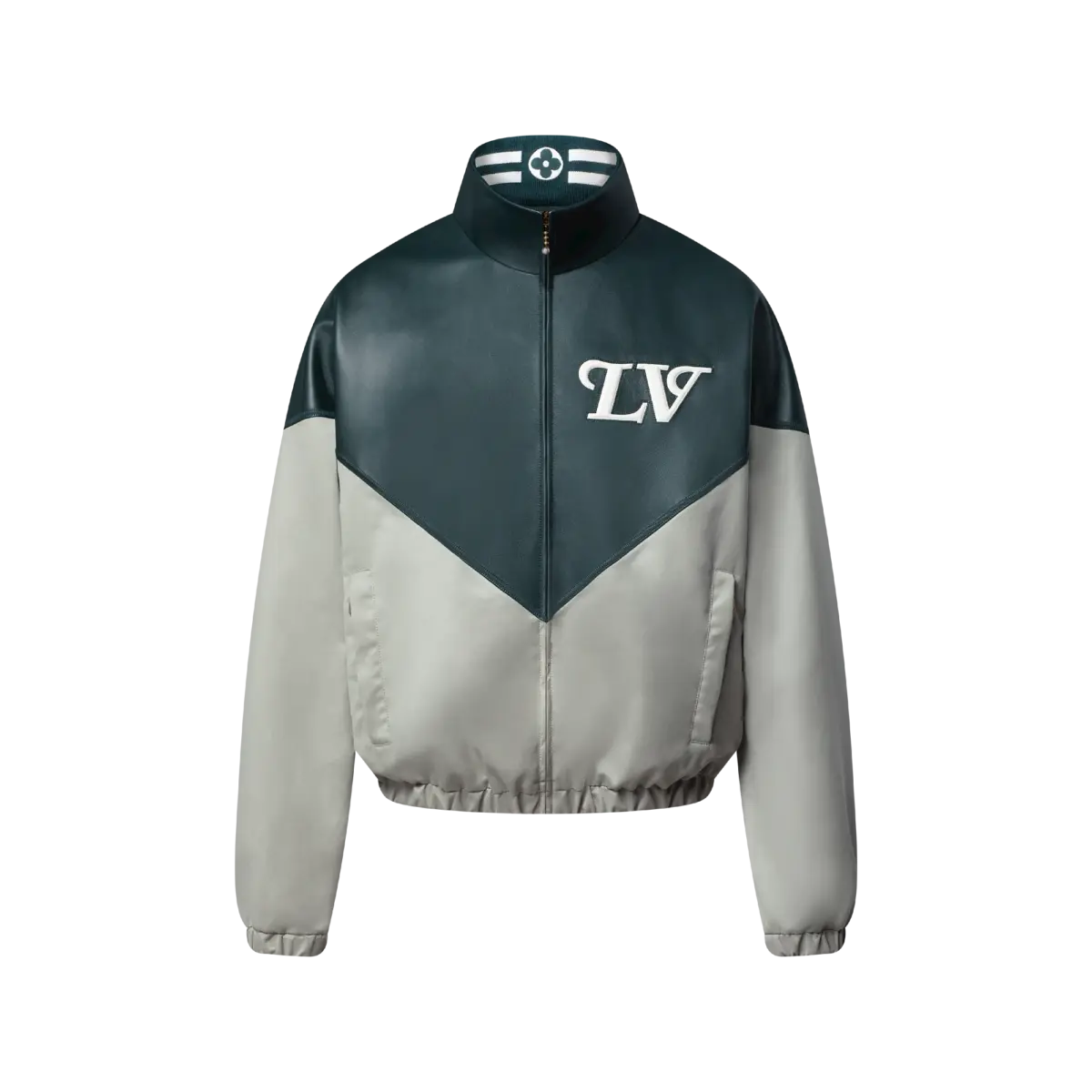 Graphic Leather Mix Tracktop