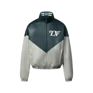 Graphic Leather Mix Tracktop