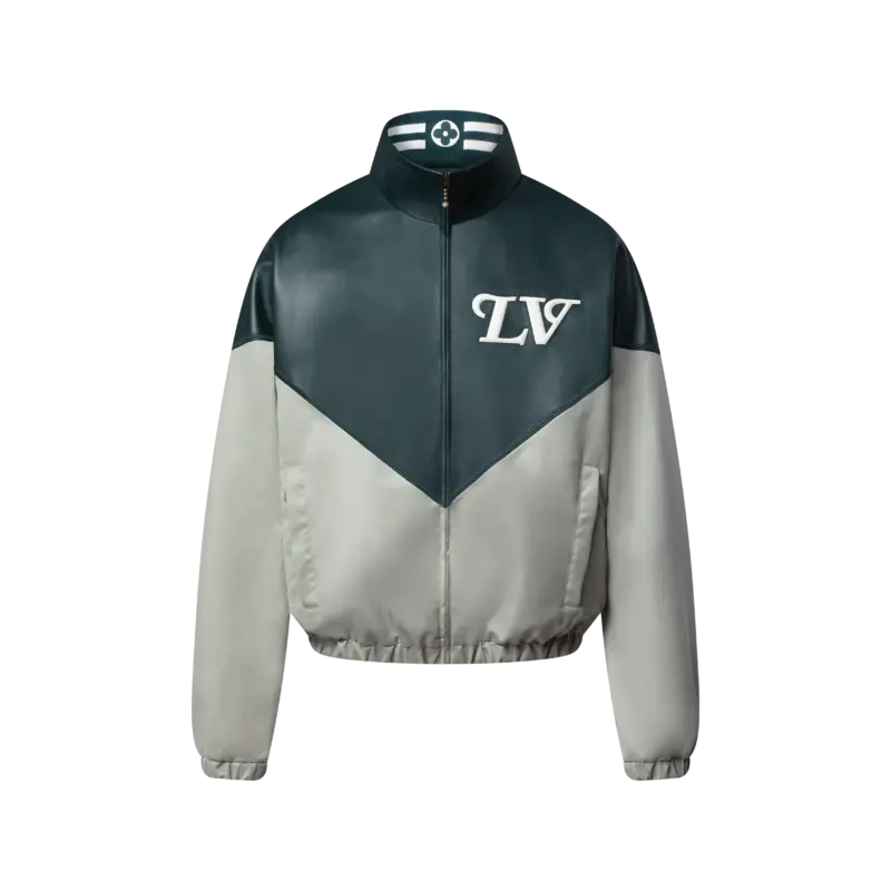 Graphic Leather Mix Tracktop