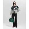 Graphic Leather Mix Tracktop