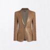 Guanteria Leather Single Breasted Jacket