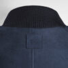 Harrington Jacket Navy Blue Lambskin