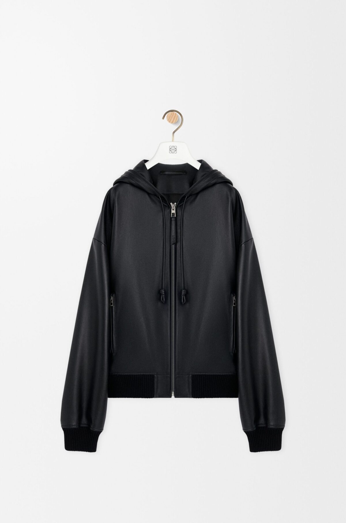Hooded Jacket In Nappa Lambskin