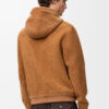 Hooded Jacket In Shearling