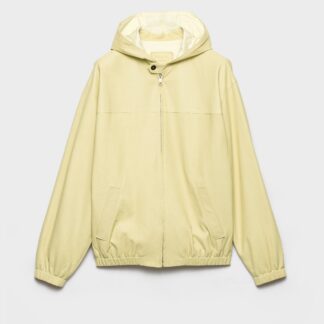 Hooded Nappa Leather Jacket