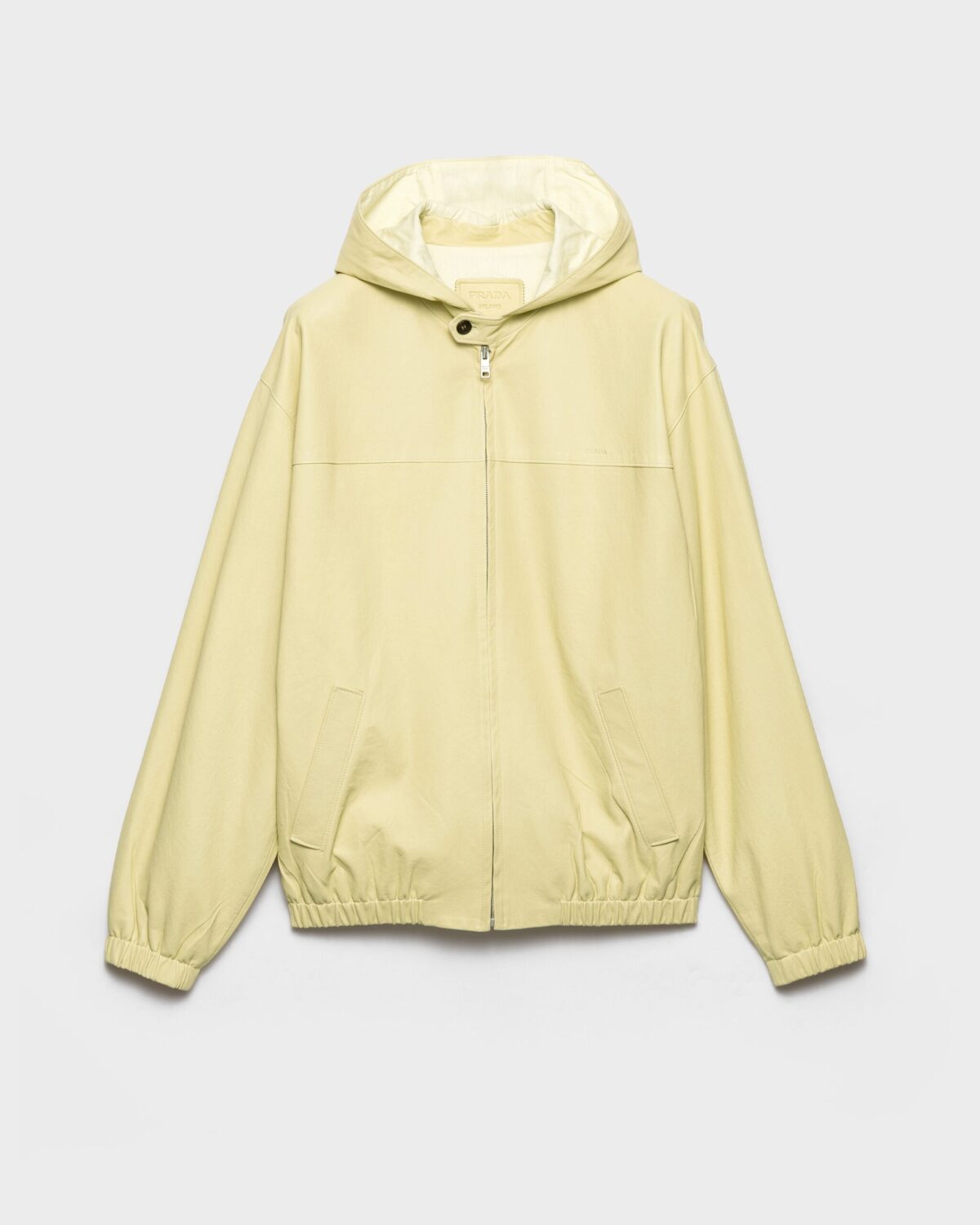 Hooded Nappa Leather Jacket