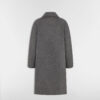Icons Coat Gray Double-Sided Virgin Wool and Cashmere