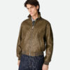 Intrecciato Leather Blouson