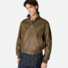 Intrecciato Leather Blouson