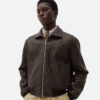Intrecciato Leather Blouson