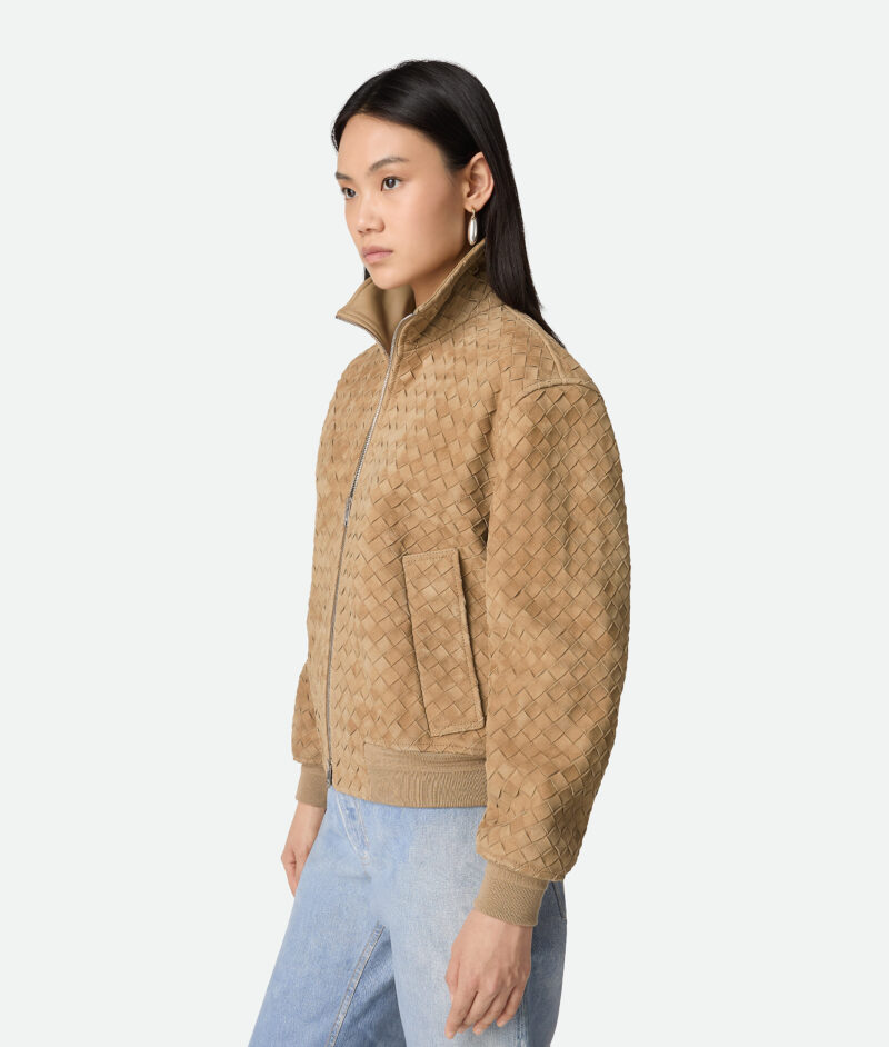 Intrecciato Suede Blouson
