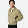 Intrecciato Suede Leather Blouson