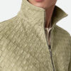 Intrecciato Suede Leather Blouson