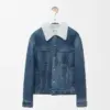 Jacket in shearling White