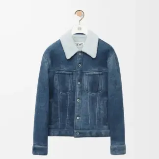 Jacket in shearling White