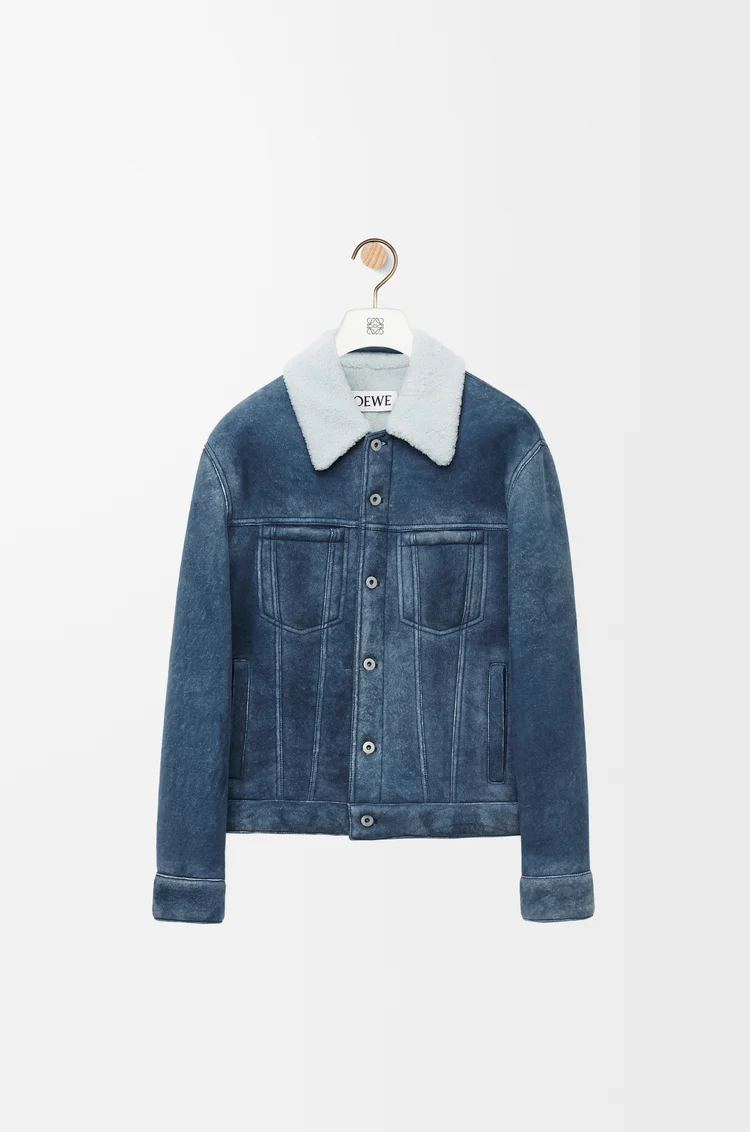Jacket in shearling White