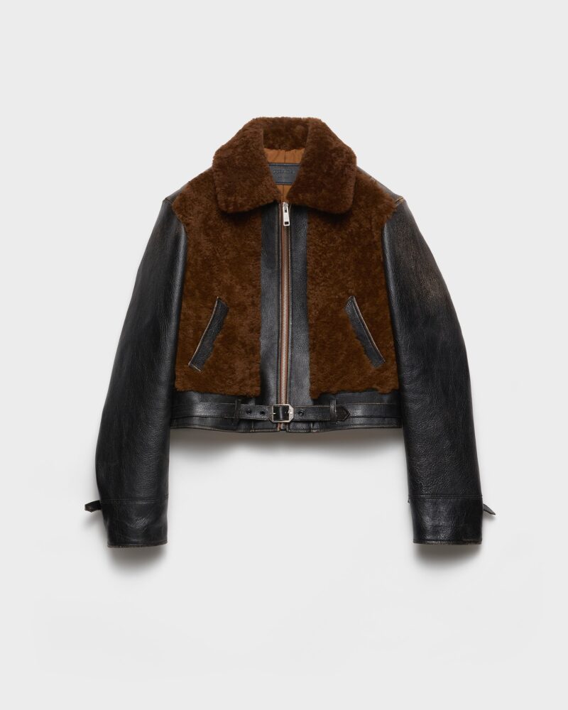 Leather And Shearling Jacket