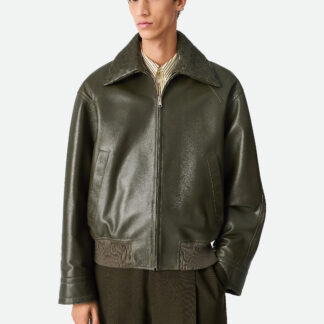 Leather Blouson