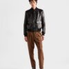 Leather Bomber Jacket