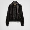Leather Bomber Jacket