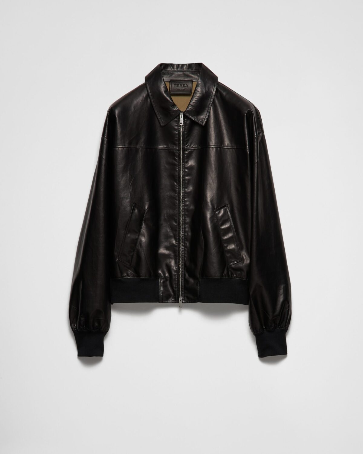 Leather Bomber Jacket
