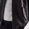 Leather Bomber Jacket