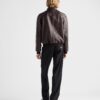 Leather Bomber Jacket