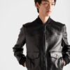 Leather Bomber Jacket