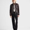 Leather Bomber Jacket