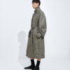 Leather Coat Desert Taupe