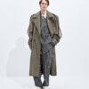 Leather Coat Steel