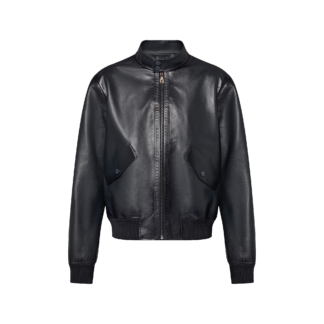 Leather Harrington Jacket